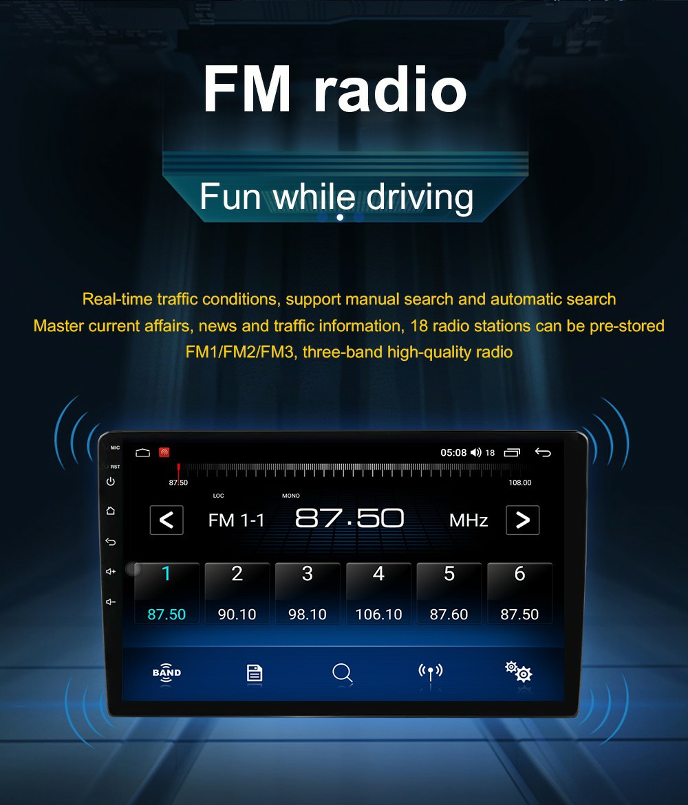 7/9/10 inch Android Multimedia Player GPS WIFI Bluetooth Player Car DVD Auto Radio GPS Map Player