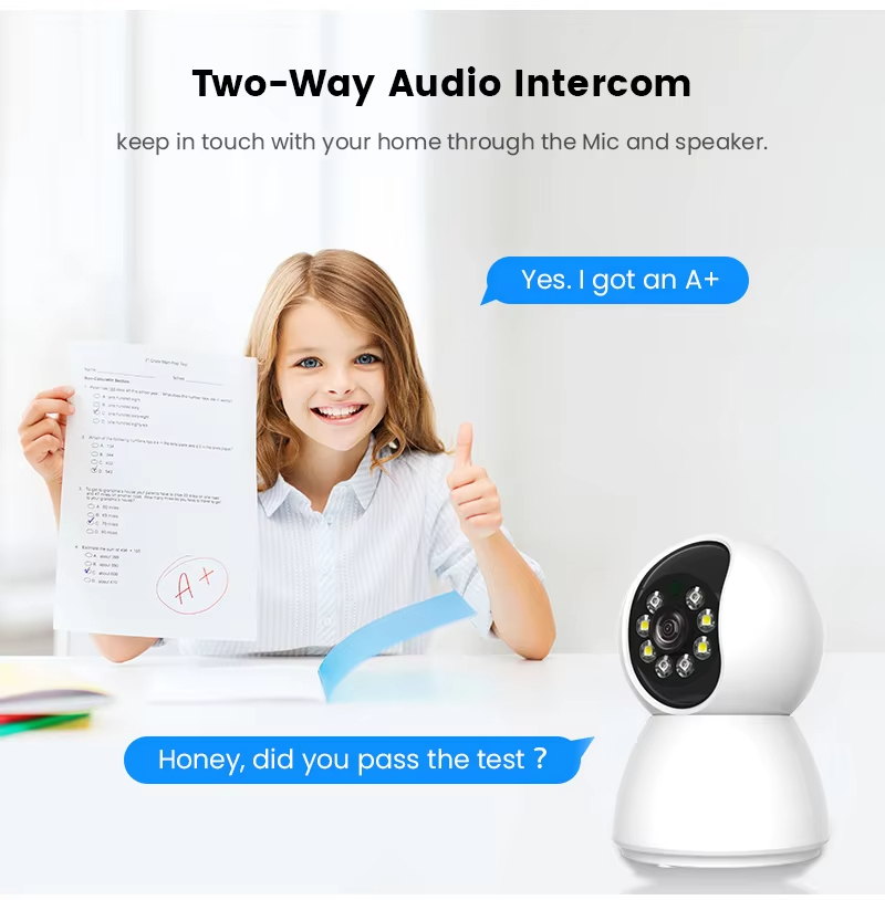 Ip Smart Camera Cctv Wifi Wireless Hd PTZ Camera Indoor 3MP Night Vision Home Security Network Camera