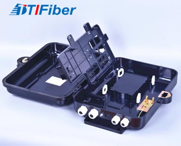 FTTH 24 Ports Fiber Optic Distribution Box Indoor Outdoor SC/LC Adapters