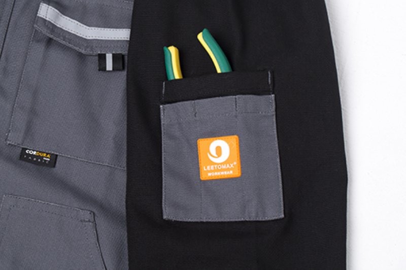 Velcro Fastener Multi Pocket Vest Adjustable Waistband