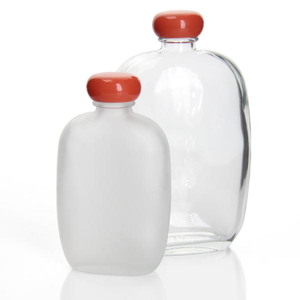 Wholesale Manufacture 200ml 300ml 500ml Twistable Cap Juice Beverage Glass