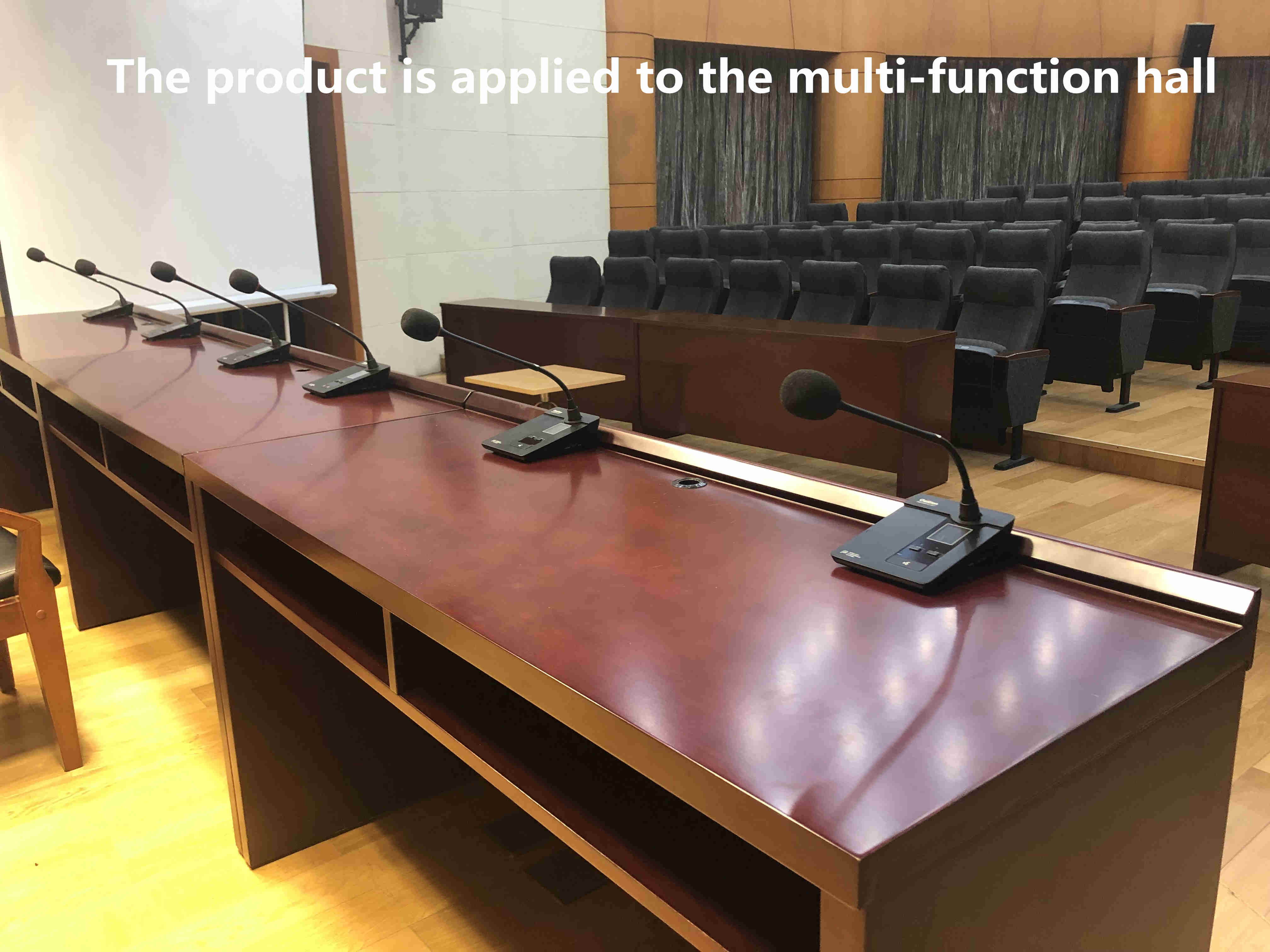 Cardioid Directional XLR Gooseneck Microphone Wireless Conferencing System 30MHz Bandwidth