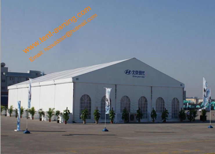 Outdoor 25x40m Trade Show Display Tents Aluminum Commercial Exhibition Marquee