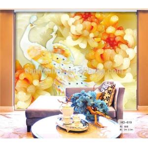 New design single Digital print blackout 3D roller blinds fabric