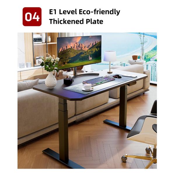 Customized Modular Lifting Desk Home Computer & Laptop Elevated Table Power-driven Height-adjustable Workstation Desk for Office