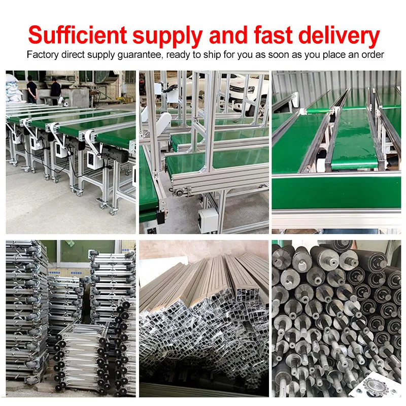 Aluminium / Steel Frame Straight Belt Machines Modular Belt Conveyor For Production Line