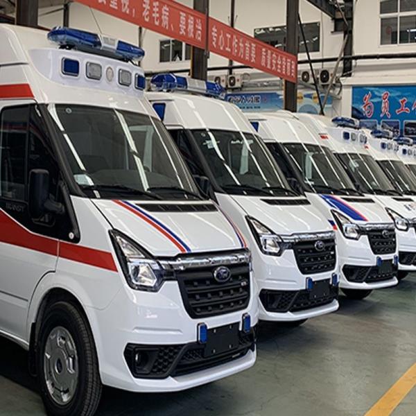 Electric Ambulance Car Medical Emergency Hospital Ambulance Vehicles Factory