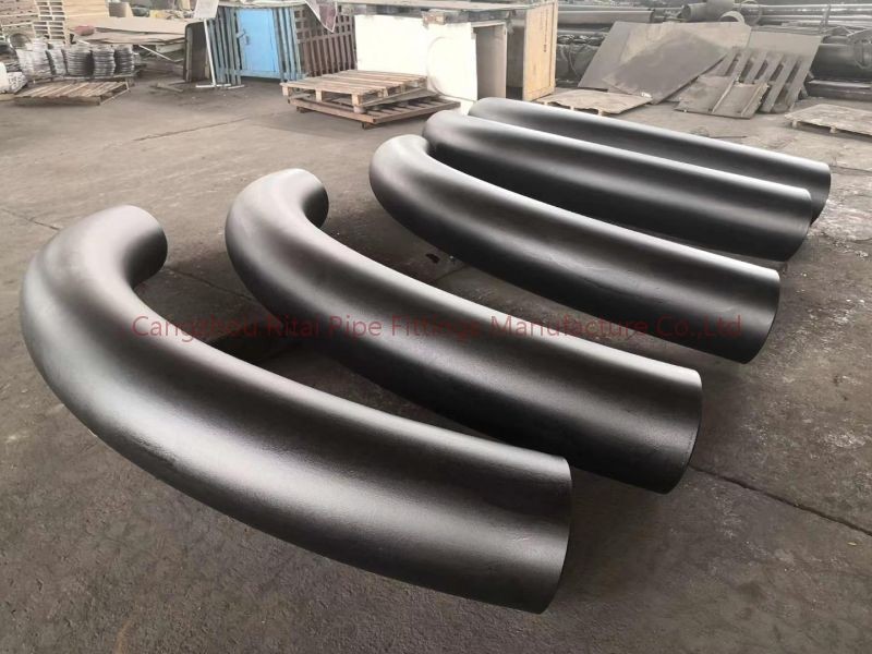MSS Dn1200 3D Pipe Bends Long Radius 90 Degree Carbon Butt Welding