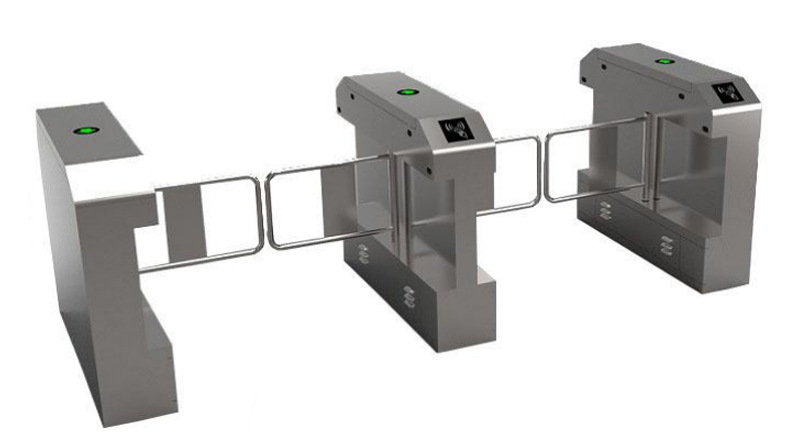 OEM ODM Fingerprint Access Control Supermarket Entrance Turnstile IP54