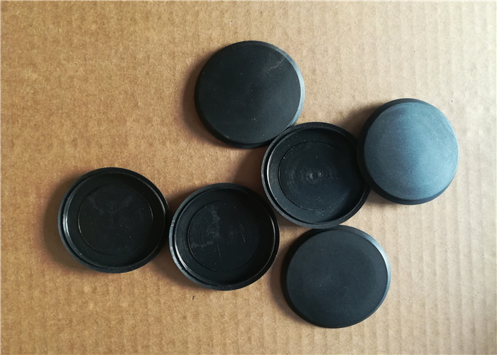Round Shape Molded Rubber Parts Dust Proof Small Rubber Caps / Plastic Dust Caps