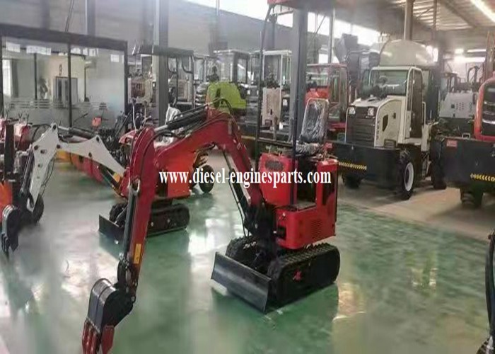 Diesel Engine Small Crawler Excavator Wear Proof Portable Mini Excavator