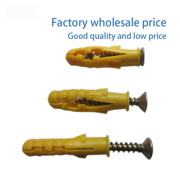 Fixing Nylon Fasteners 8*40 Plastic Drywall Anchors Wall Plugs For Insulation