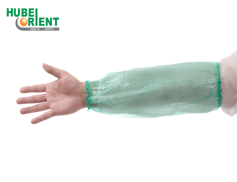 Various Color Waterproof Disposable PE Oversleeves For Protect Arm And Prevent Pollution