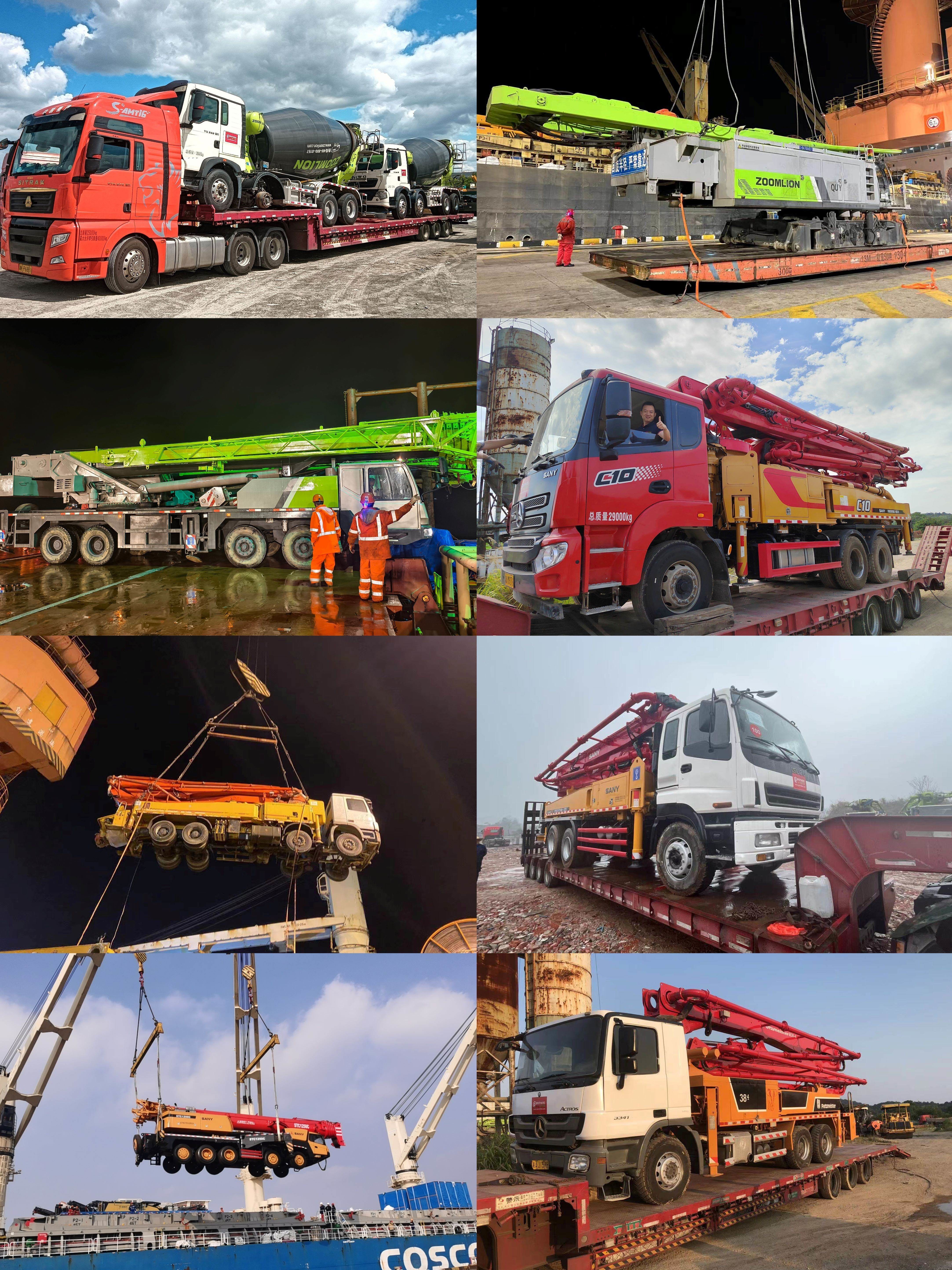 Refurbished 52m Concrete Pump Truck with Mercedes-Benz Chassis works well