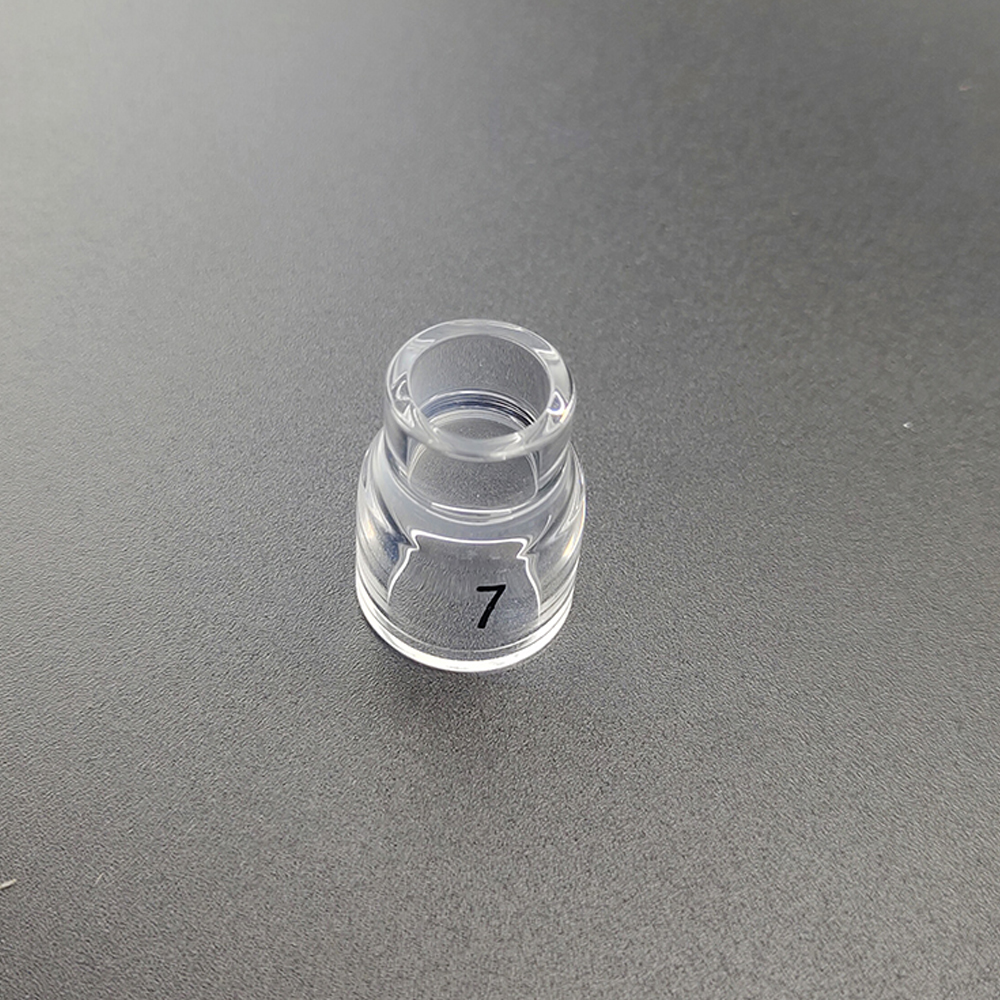 ODM Supported UPPERWELD 13NQ11-7 Clear Glass Nozzle Tig Accessories for Welding Torch