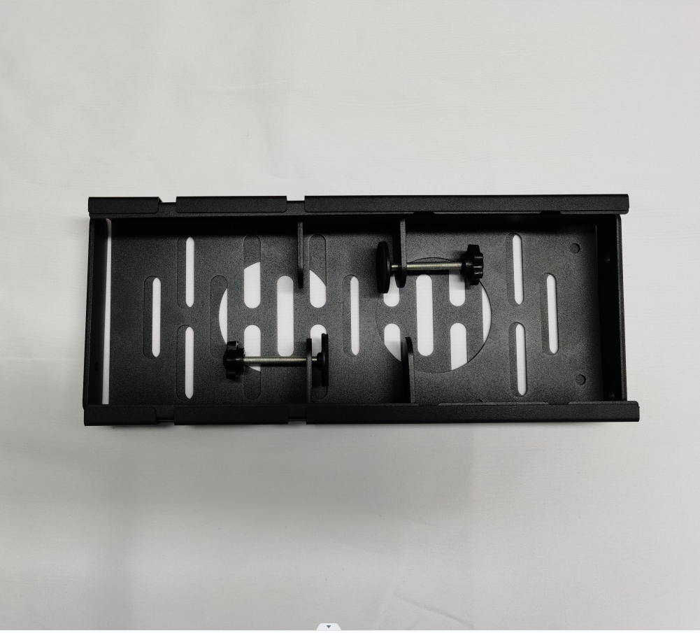 Desk Retractable Cord Organizer Single Tier Cable Tray Basket For Wire Management