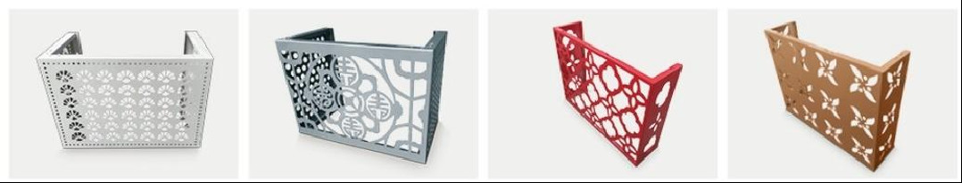 Construction Wall Anti-mulitple Errosion Unconventional Shapes Aluminium Facade Wall Fluorocarbon Coated Anti Static Exterior Wall Installation
