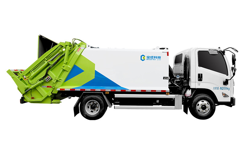 D30TCIF1 Engine Compact Garbage Truck High Capacity With ABS Model ASR-24V-4S/4M