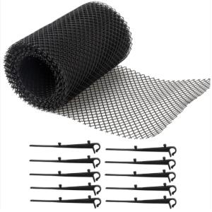 Virgin Hdpe Construction Safety Netting Gutter Mesh / Gutter Guard