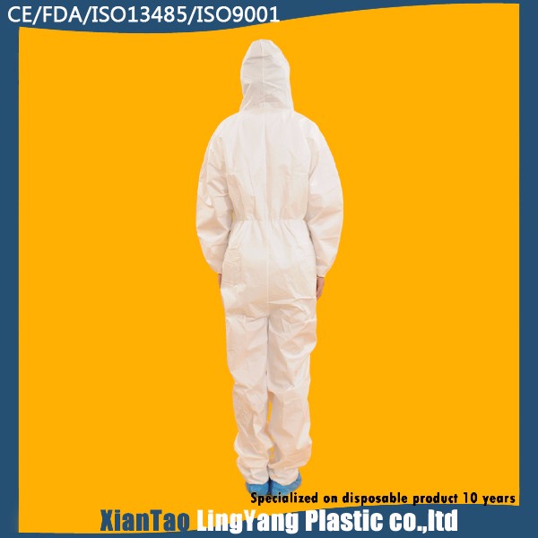 Disposable Nonwoven Safety Fire Retardant Waterproof Coverall