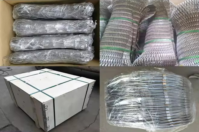 316L Diamond Hole Ferrule Mesh Stainless Steel Wire Rope Zoo Mesh