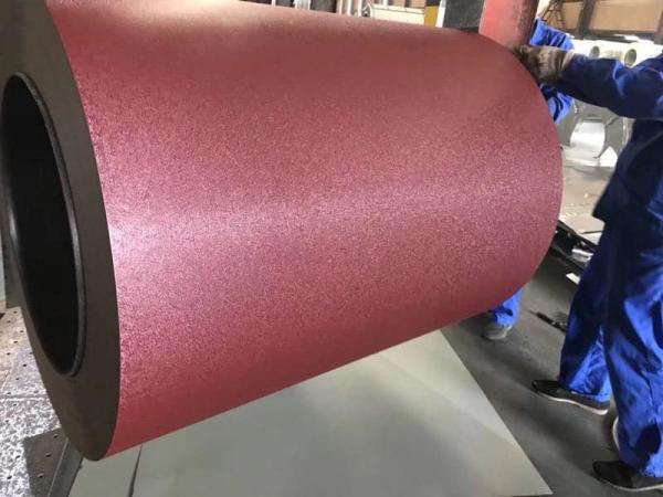 Matt/Wrinkled surface color coated steel coil for constructionral6005,ral3005