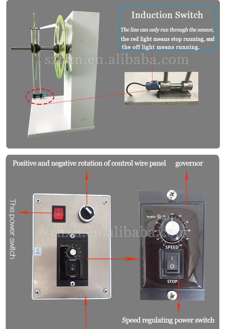 120 Revolutions/Minute Wire Feeder Automatic Cable Coiling Machine for Wire Processing