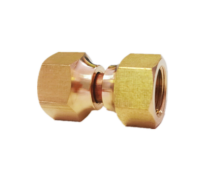 3/8" Brass Tube Fitting Connector Union Internal Flare Swivel Fitting