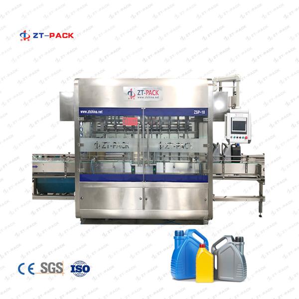 Quality SS316 Flow Meter Lubricant Oil Engine Oil Grease fast speed 5000BPH Plastic Bottle Filling Machine for sale