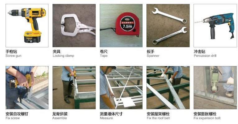 Two Storey Light Gauge Steel Houses Prefabricated Modular Anti Cyclone
