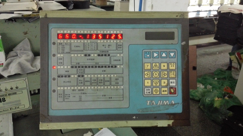 380V 50Hz / 60Hz Tajima Hat Embroidery Machine Second Hand 3 Phases