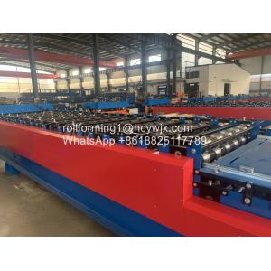Long Span Noiseless Double Layer Roll Forming Machine PLC Control