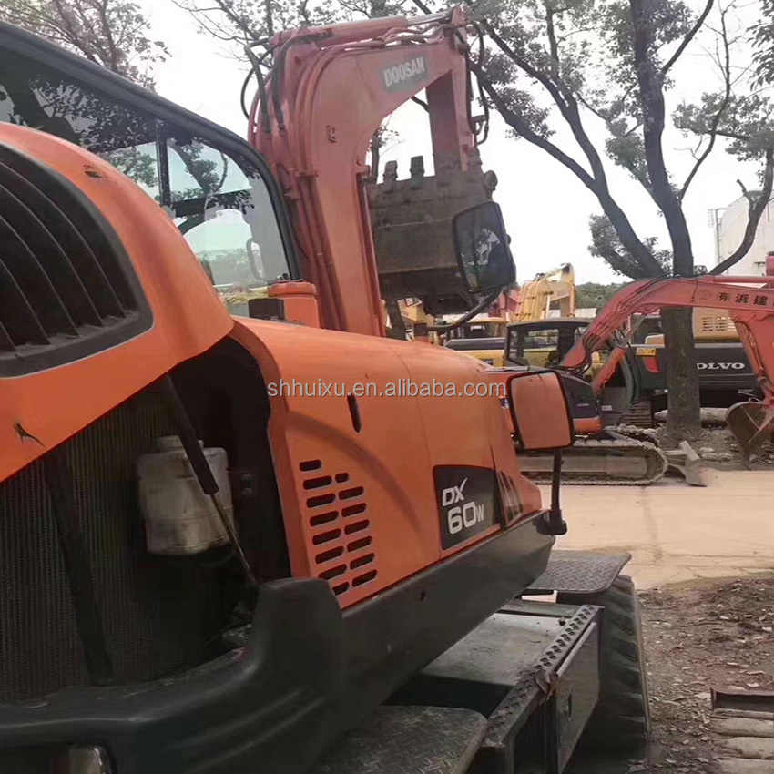 Cheap Used Excavators DOOSAN60 Second Hand 6ton Excavator with Powerful