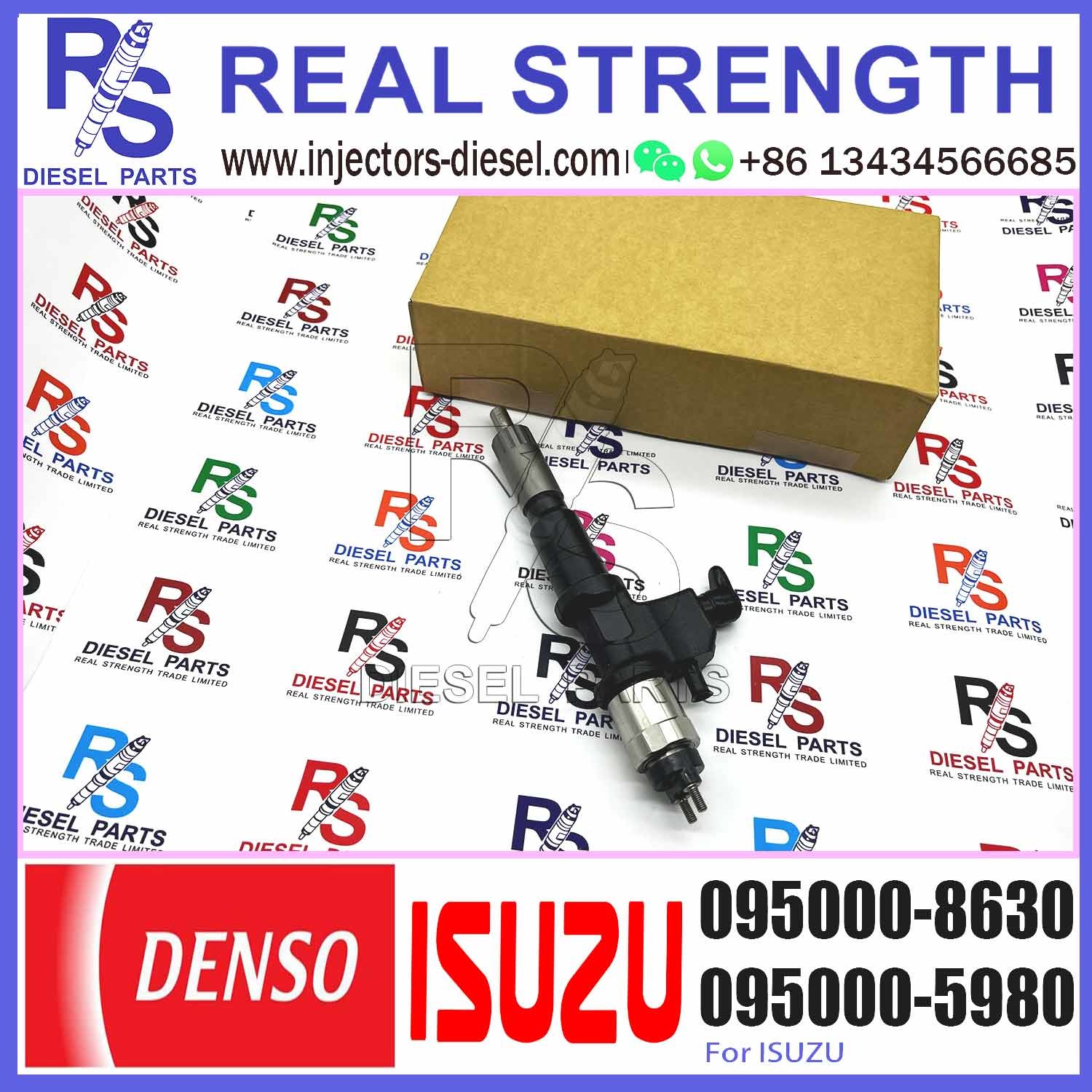 Denso Fuel Injectors Nozzle Assy 8982438630 095000-8630 095000-0303 095000-5517 095000-1520 for ISUZU 4HK1 6HK1 Diesel E