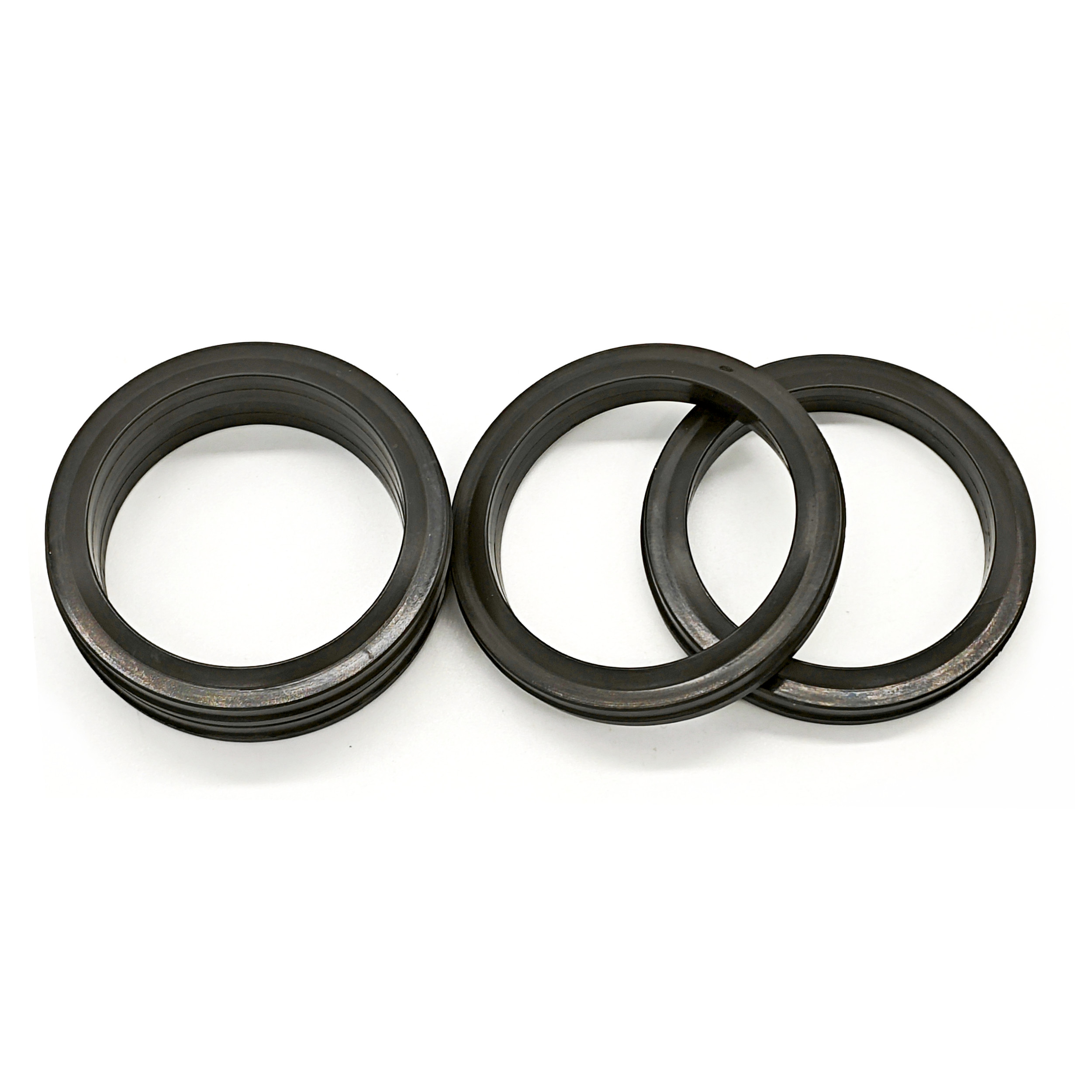 Black 90 Shore A 2 Inch FKM HNBR Hammer Union Seal Vee Lip Type Seal Ring