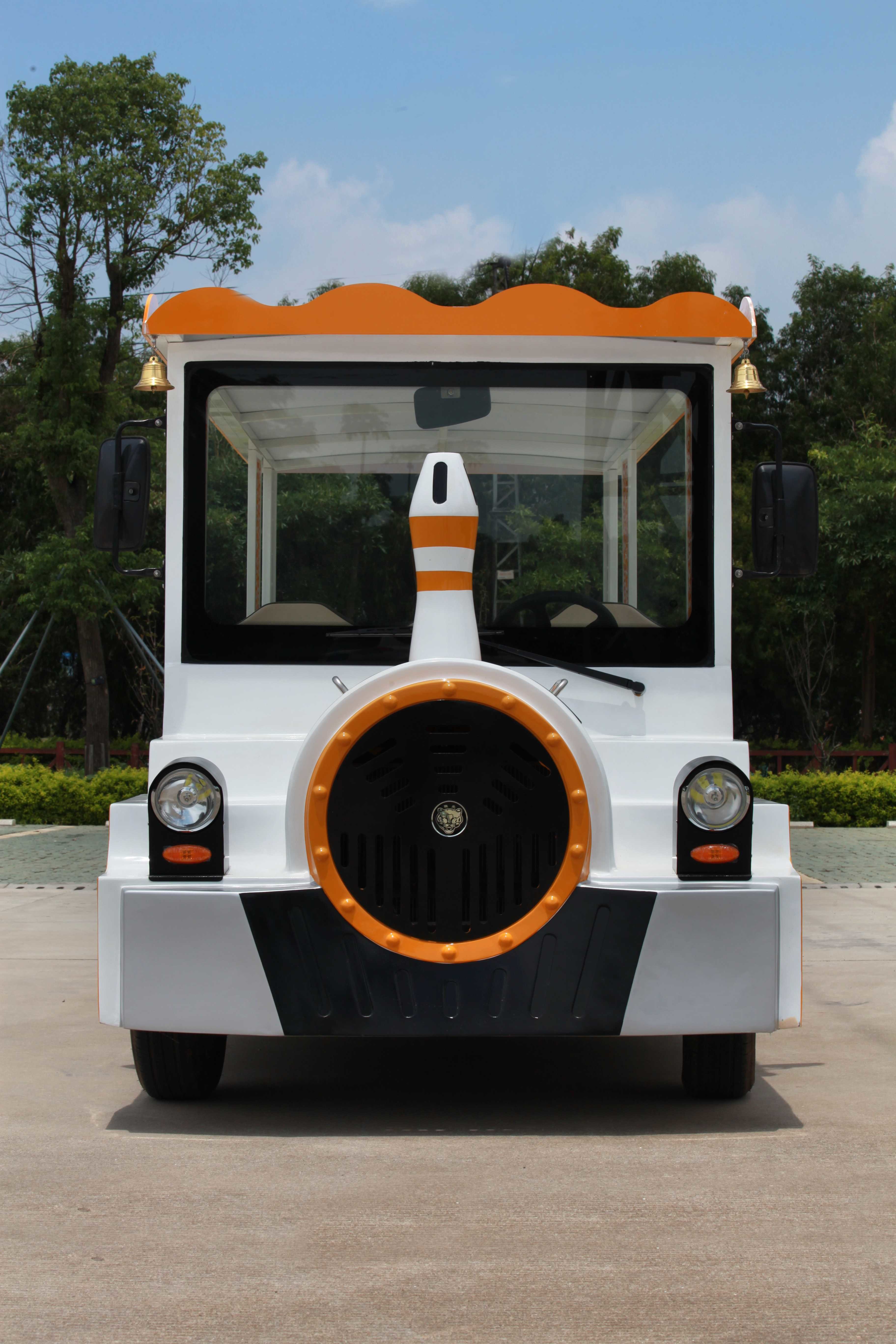 Thomas Train Head Cartoon Electric Sightseeing Car Size 5430*1600*2050mm 14 seats