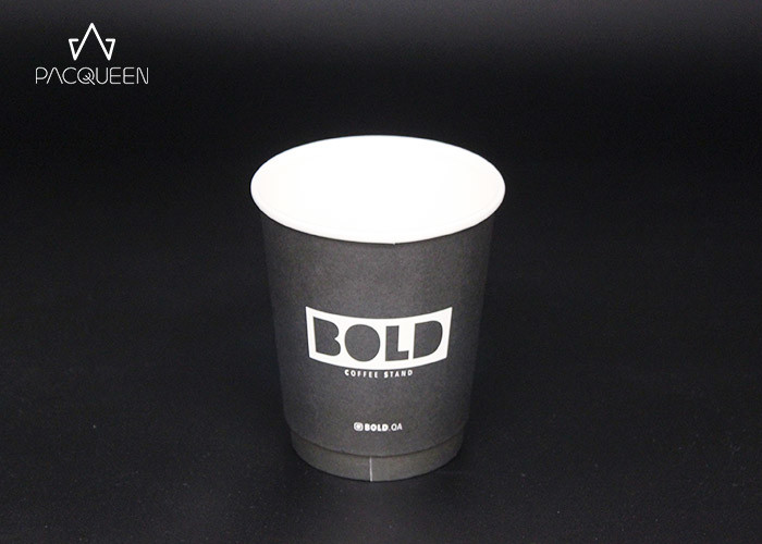 4oz - 16oz Custom Disposable Paper Cups Customize Branded For Hot / Cold Drinks