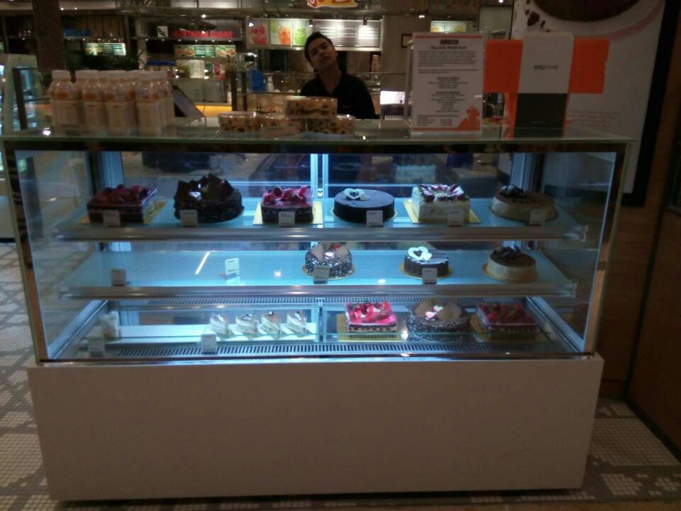 Fan Cooling 4 Layer R134 Cake Display Freezer