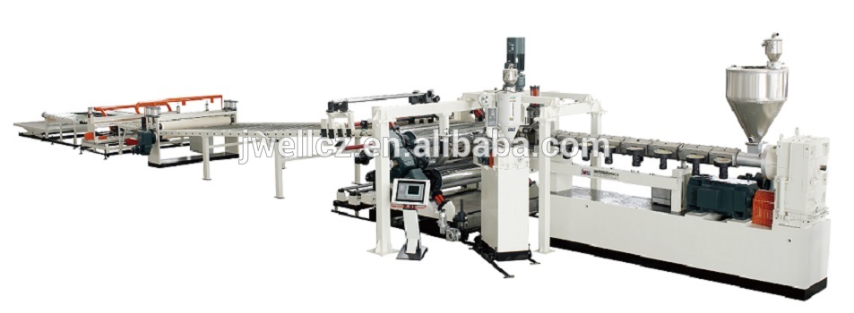 JWELL PMMA/GPPS Light Guide plate production line