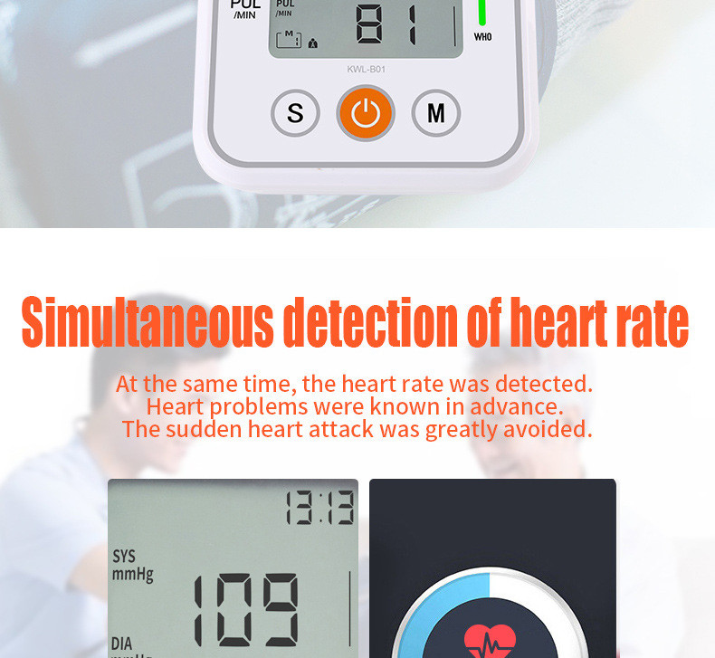 Arm Type OEM Electronic Home Blood Pressure Device Intelligent