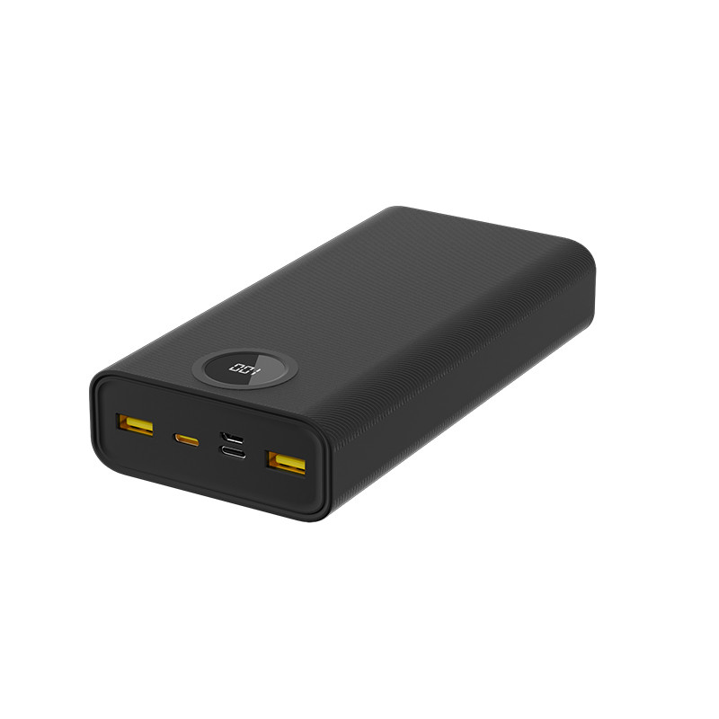 White Large Capacity Power Bank 22.5W PD Output With Safety Protection LED Indicator
