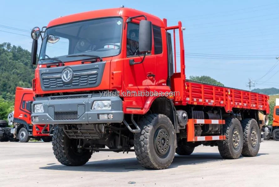 251 350hp FAST Gear Box 6x6 All-Wheel Drive Truck 4X4 Off-Road Cargo Van with Diesel Fuel
