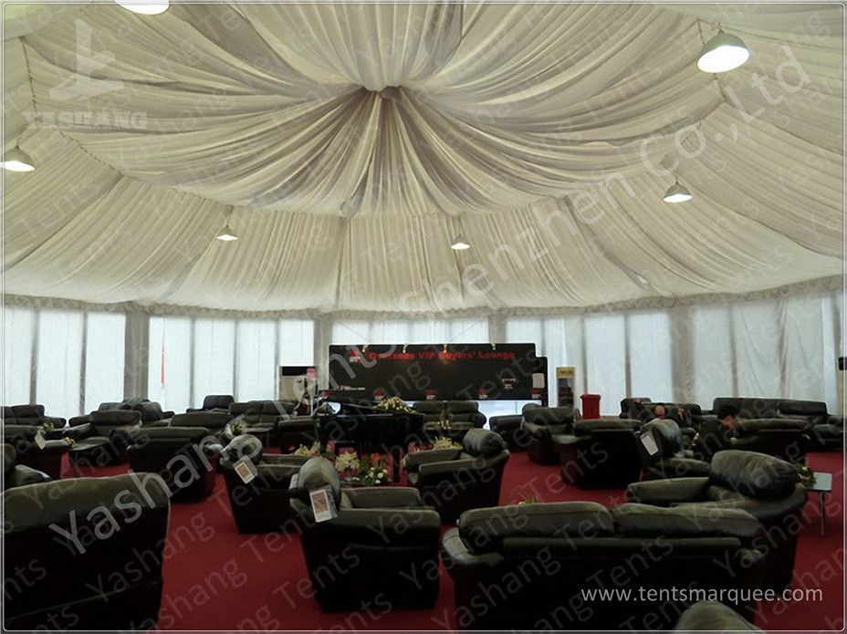 Luxury Decoration Gazebo Canopy Tents , Glass Wall Outside Gazebos Canopies