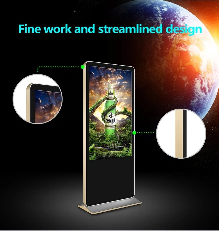 1920x1080 43" 450 Nits Lcd Digital Signage Kiosk