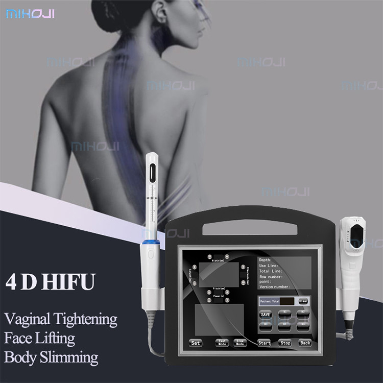 4D White Hifu Beauty Machine M001 20000 Shots Cartridge 12 Line Hifu Body Machine