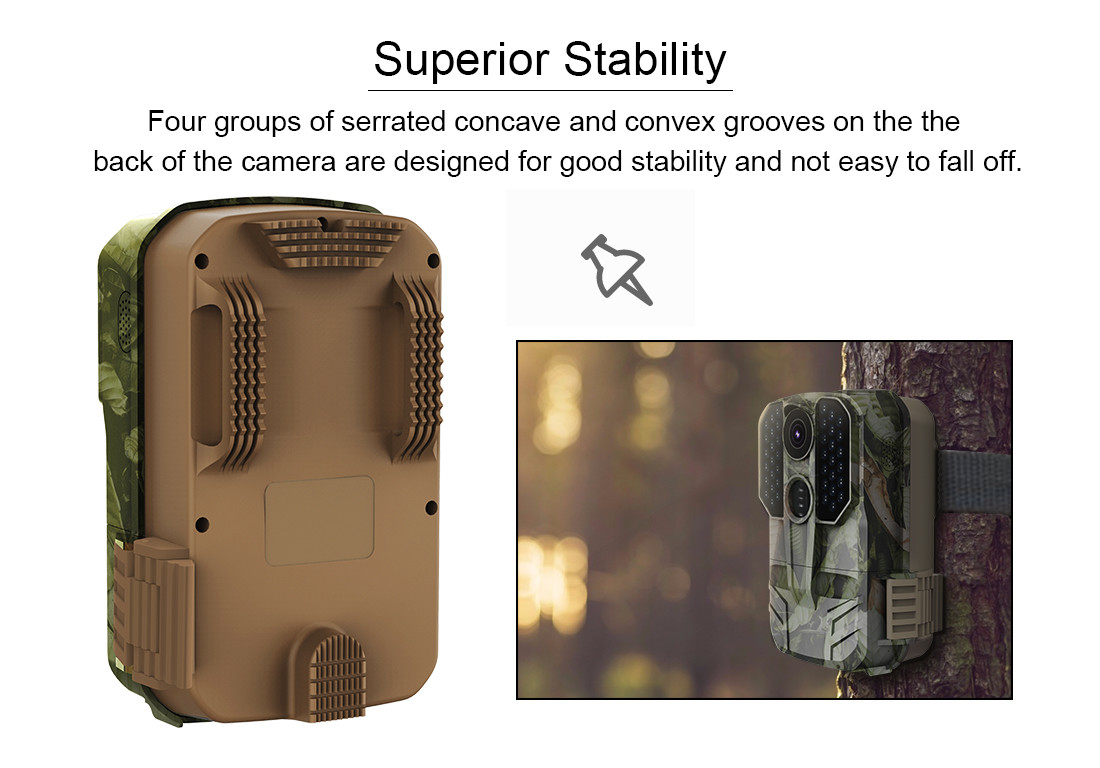 2.0 Inch TFT Wildlife Night Vision Video Camera 4K FHD 1080p Wildlife