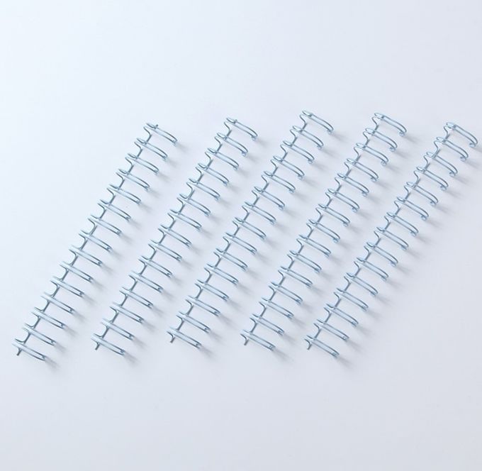 Metal Spiral Book Double Loop Binding 34 Loops Electroplated