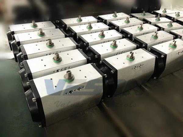 Quarter Turn Double Acting Pneumatic Valve Actuator Aluminum Alloy Material