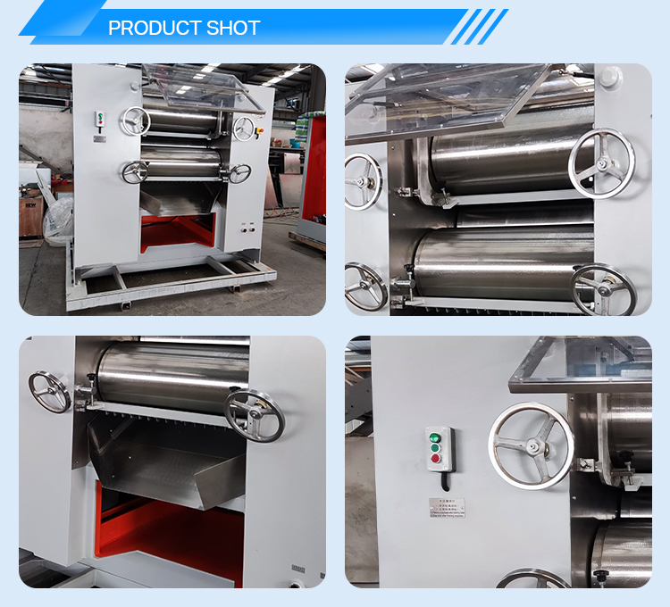 custom Three Roller Mill For Soap Making 60 Mm Wall Thickness