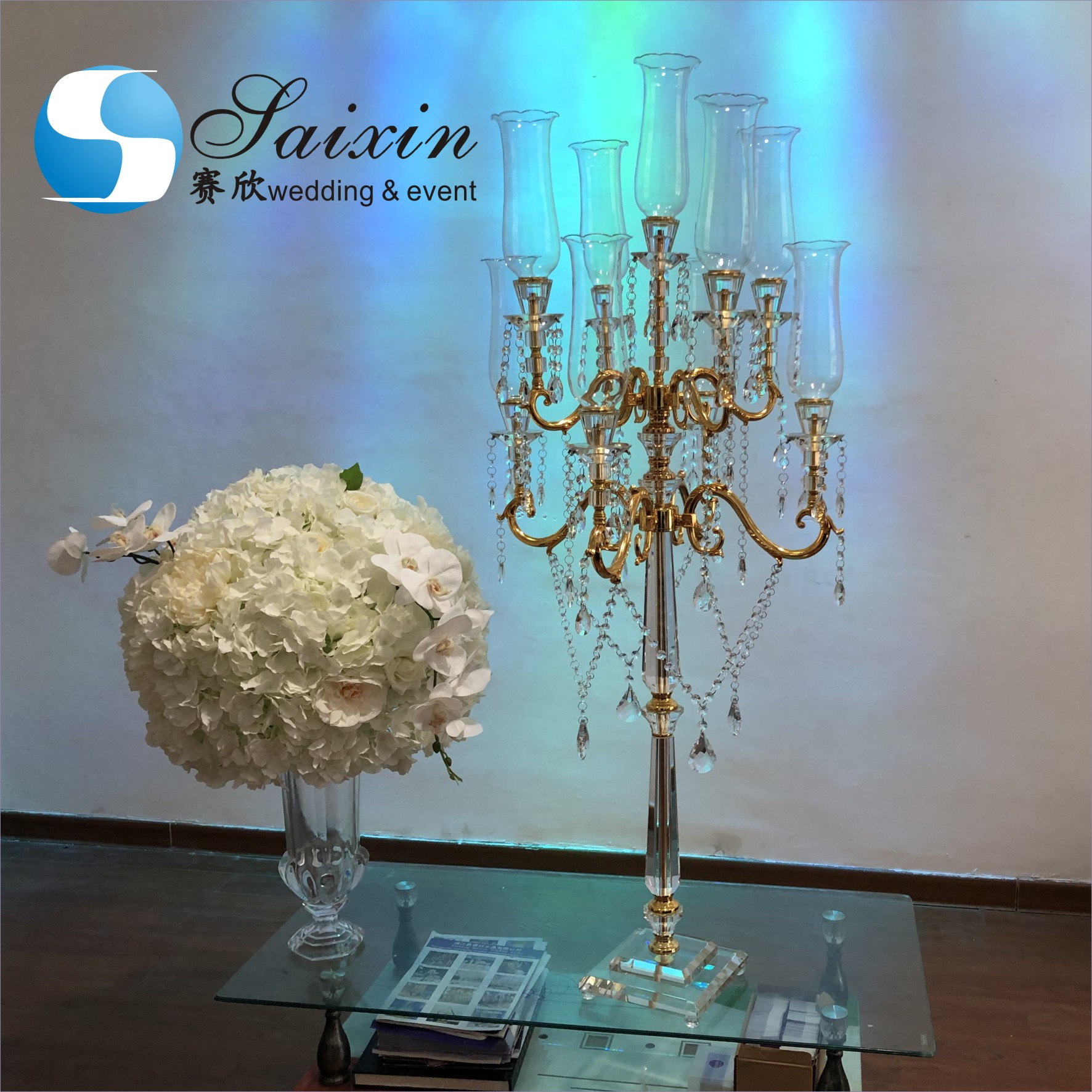 ZT-274 New tall wedding candelabras centerpieces